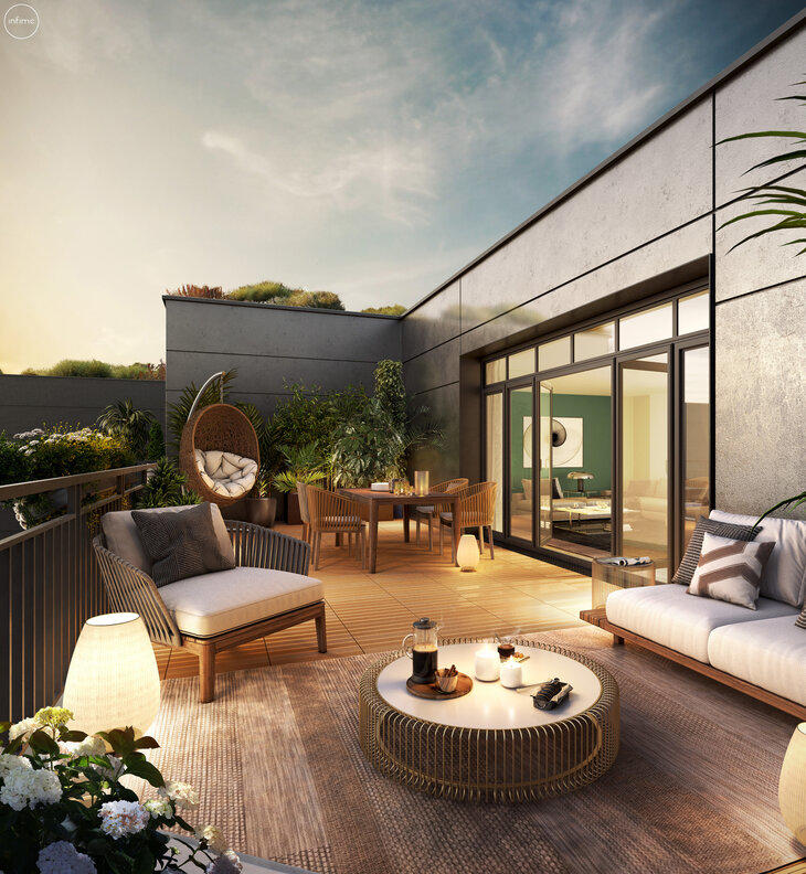 Appartement - 80 m² - 4 pièces