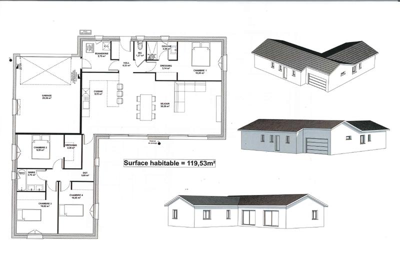 Maison - 120 m² - 5 pièces