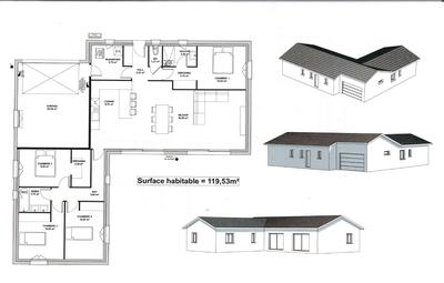 Maison - 120 m² - 5 pièces