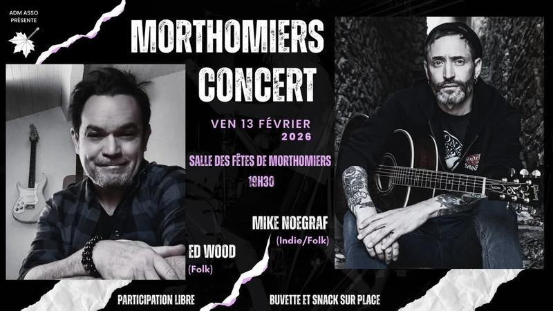 Morthomiers concert : Mike Noegraf &amp; Ed Wood