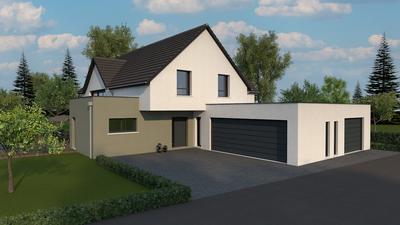 Maison contemporaine - 210 m² - 7 pièces