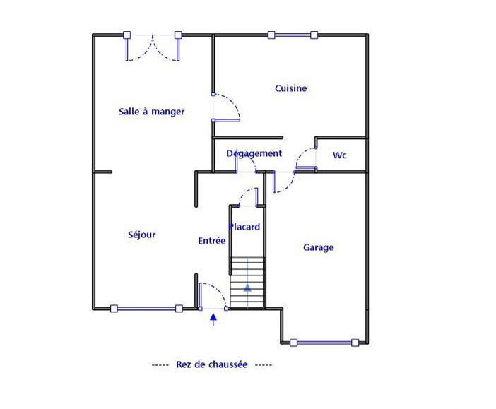 Maison - 86 m² - 5 pièces