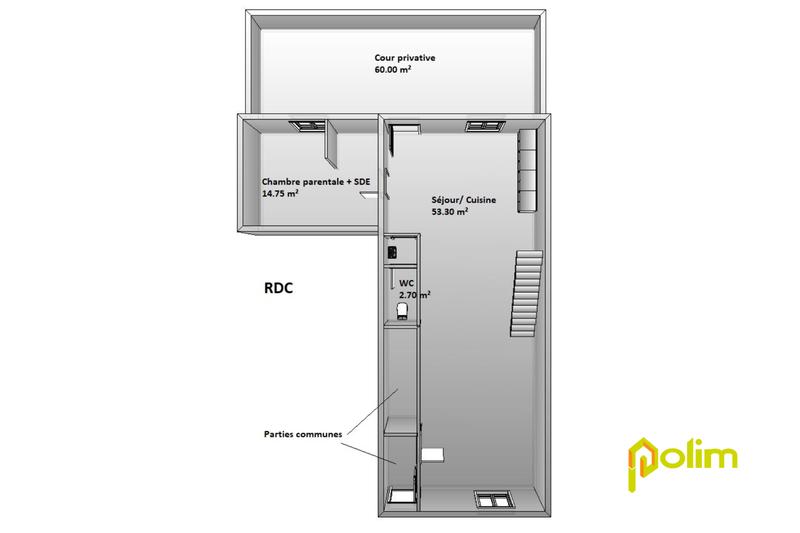 Appartement - 107 m² - 4 pièces