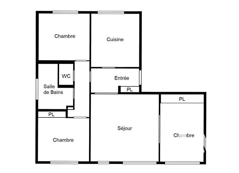 Appartement - 78 m² - 4 pièces