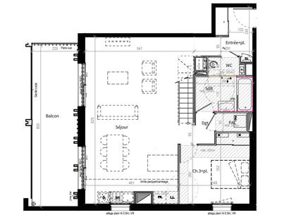 Appartement - 116 m² - 5 pièces