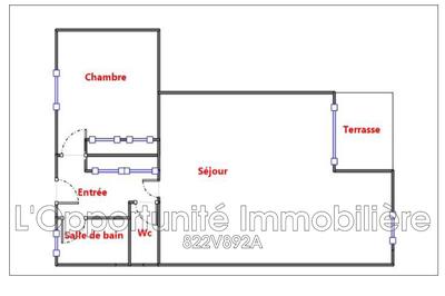 Appartement - 34 m² - 2 pièces