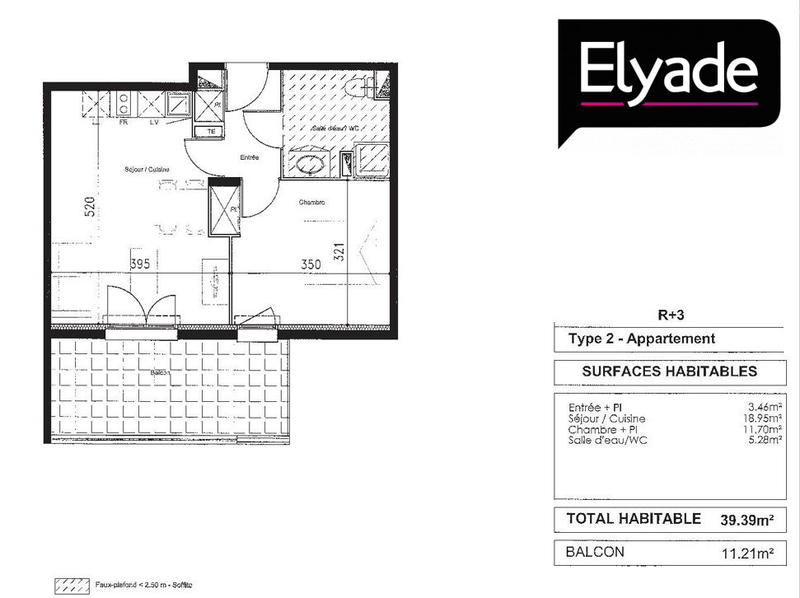 Appartement - 40 m² - 2 pièces