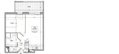 Appartement - 40 m² - 2 pièces