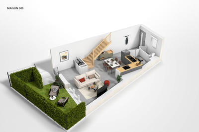 Maison - 72 m² - 4 pièces