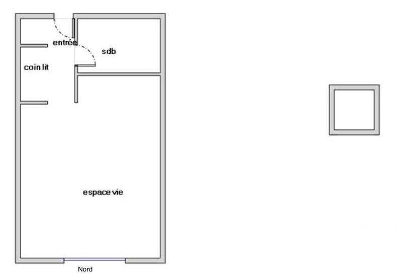 Appartement - 19 m² - 1 pièce