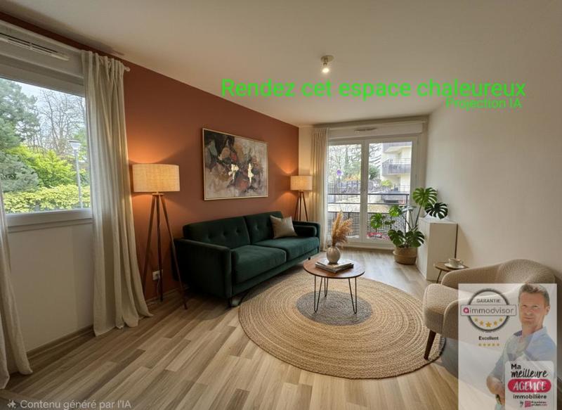 Appartement - 46 m² - 2 pièces