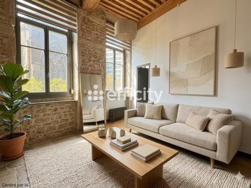 Appartement ancien - 44 m² - 2 pièces