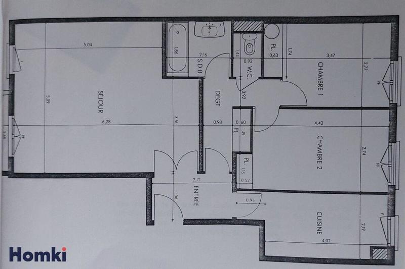 Appartement - 77 m² - 4 pièces