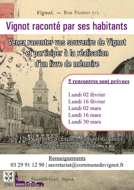 Vignot raconté par ses habitants