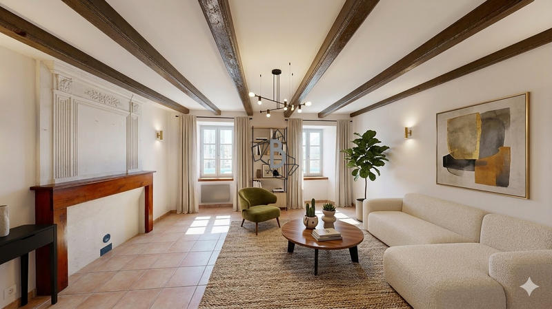 Maison de village - 120 m² - 5 pièces