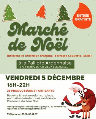 Marché de Noël - la Paillote Ardennaise