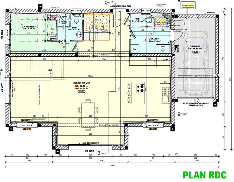 Maison - 140 m² - 6 pièces