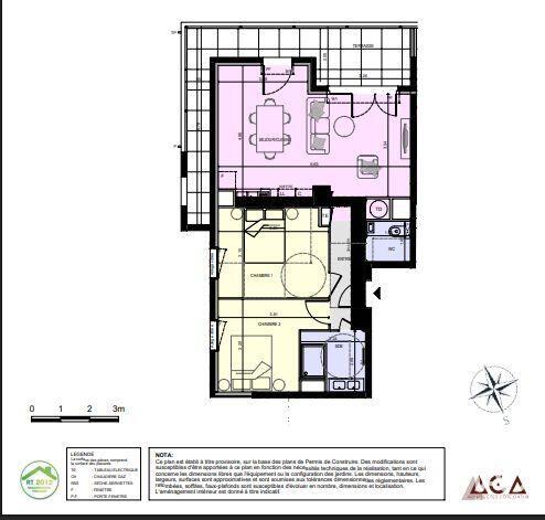 Appartement - 70 m² - 3 pièces