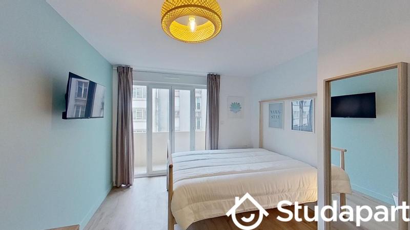 Chambre - 12 m² - 1 pièce