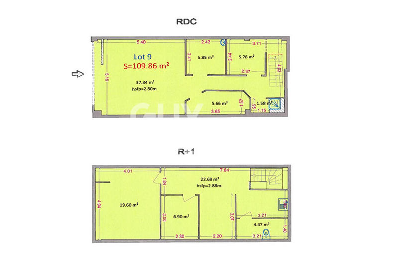 Local commercial - 59 m²