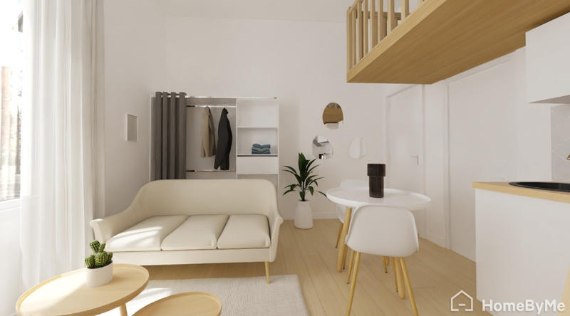 Appartement ancien - 18 m² - 1 pièce