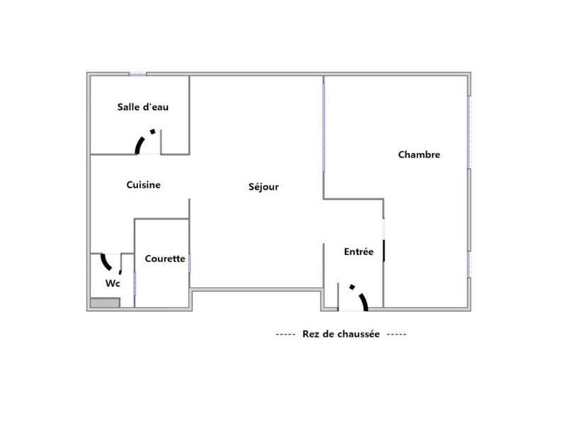 Appartement - 32 m² - 2 pièces