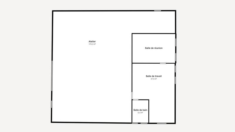 Industrie - 250 m² - 4 pièces