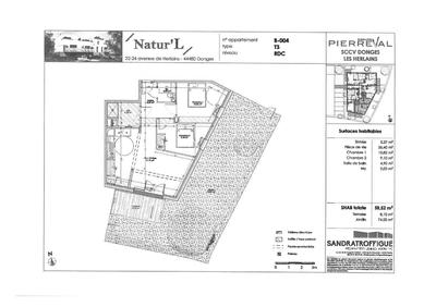 Appartement - 59 m² - 3 pièces