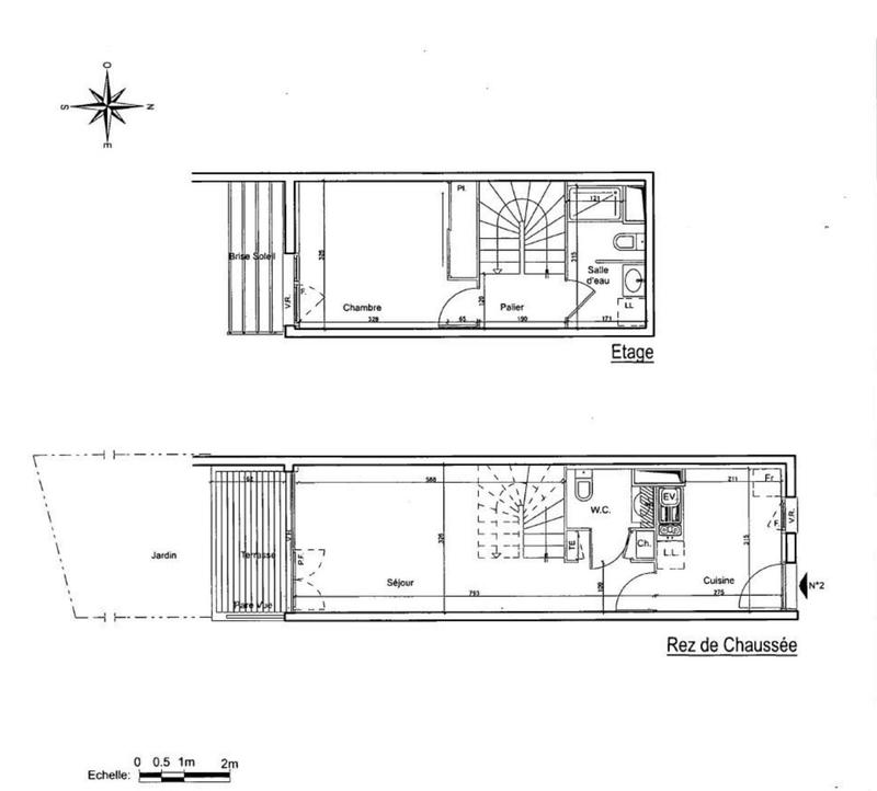 Appartement - 50 m² - 2 pièces