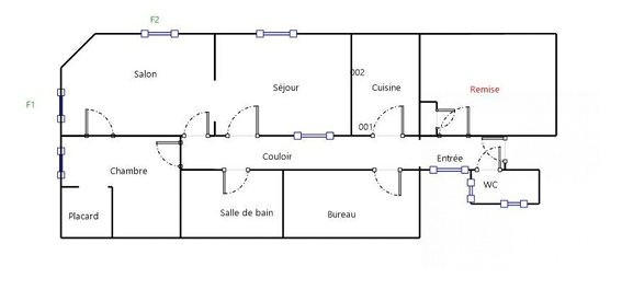 Appartement - 77 m² - 5 pièces
