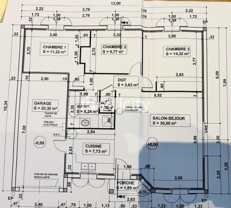 Maison - 84 m² - 4 pièces