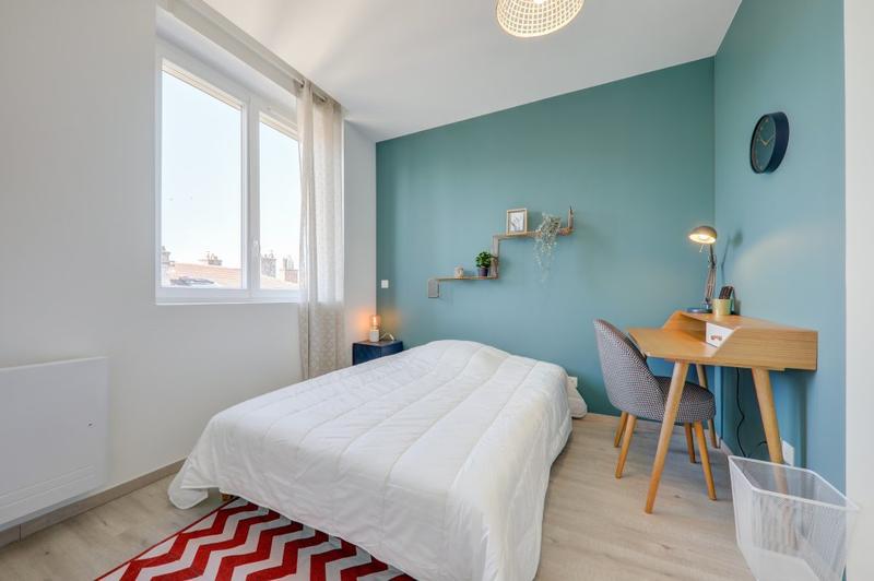 Chambre - 9 m² - 1 pièce