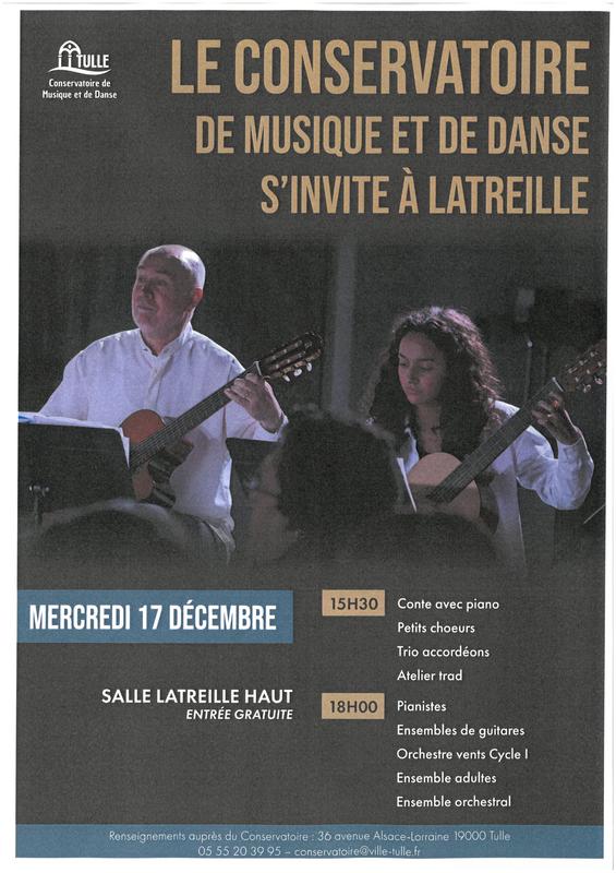 Le Conservatoire de musique et de danse s'invite à Latreille