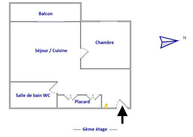 Appartement - 32 m² - 1 pièce