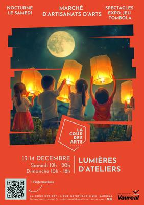 Lumières d’Ateliers – Marché de Noël de la Cour des Arts de Vauréal