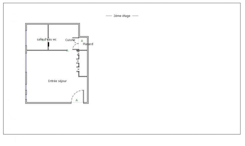 Studio - 32 m² - 1 pièce