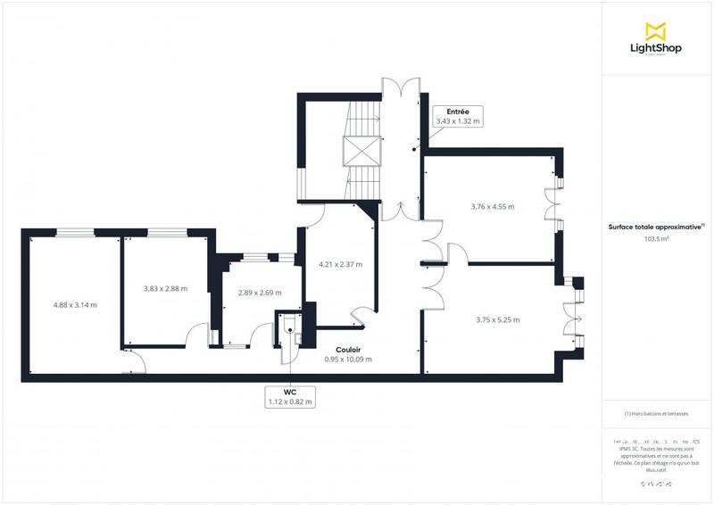 Appartement - 99 m² - 4 pièces