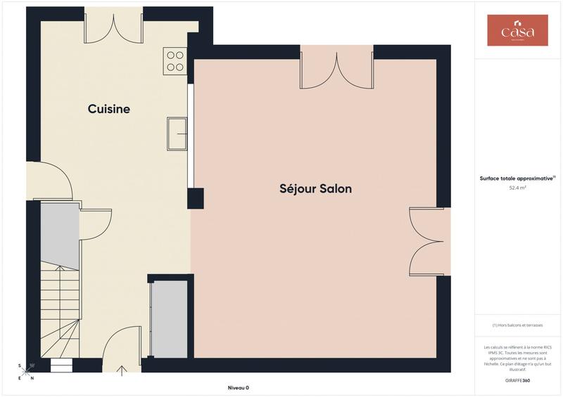 Maison - 81 m² - 5 pièces