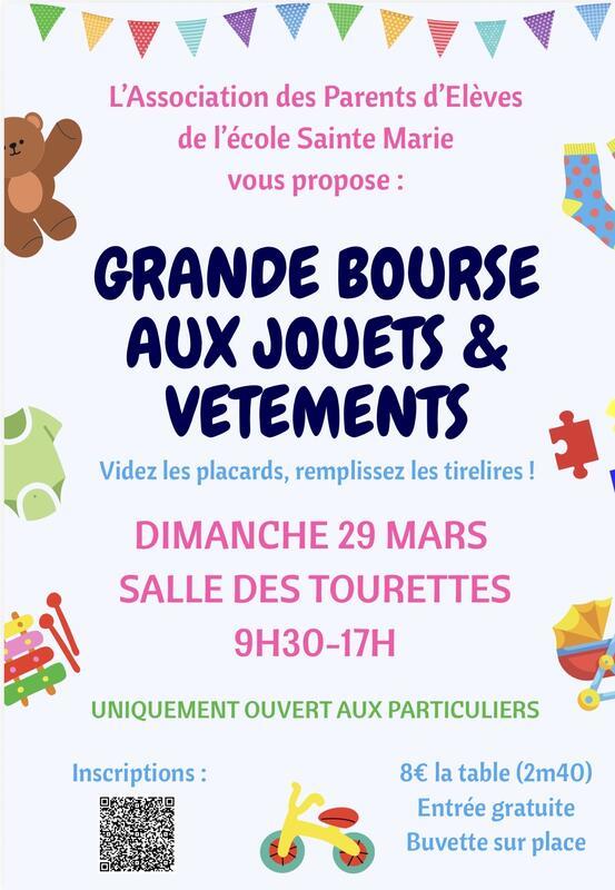 Bourse aux jouets et vêtements