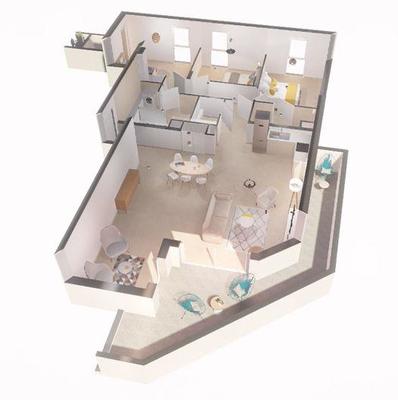 Appartement - 101 m² - 4 pièces