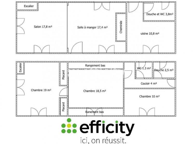 Maison - 100 m² - 5 pièces