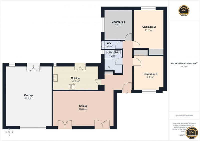 Villa - 76 m² - 4 pièces