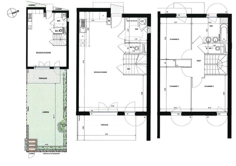 Villa - 90 m² - 4 pièces