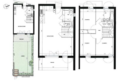 Villa - 90 m² - 4 pièces