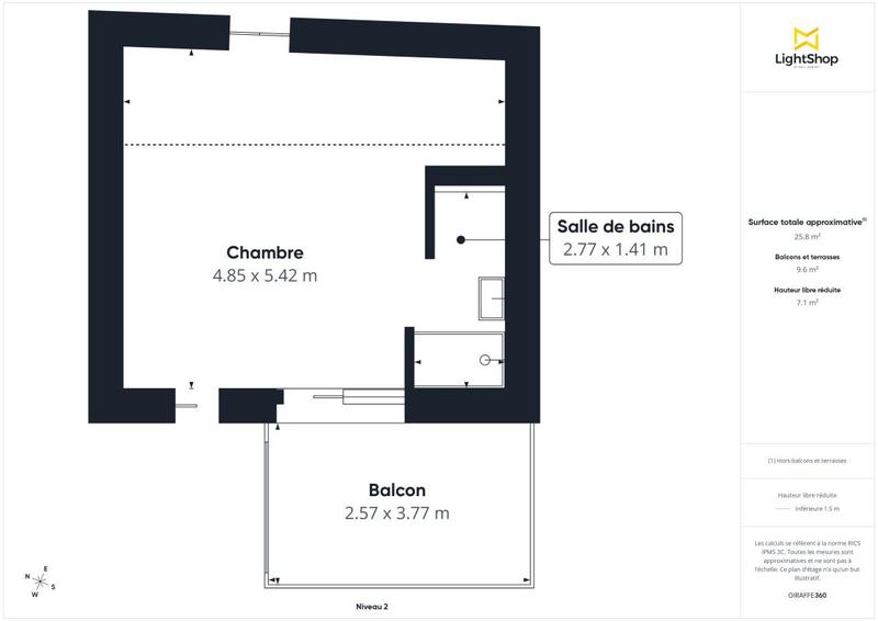 Appartement - 93 m² - 3 pièces