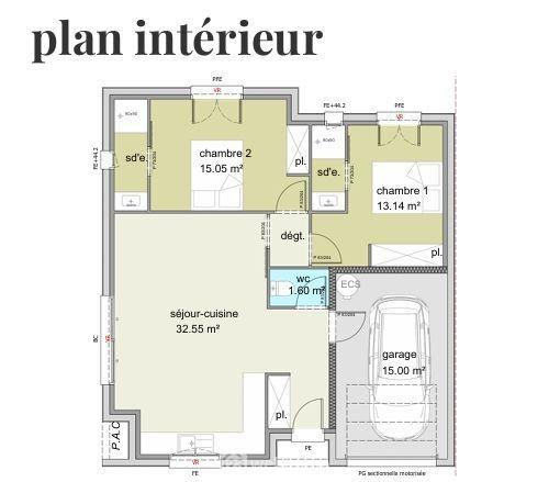 Villa - 62 m² - 3 pièces