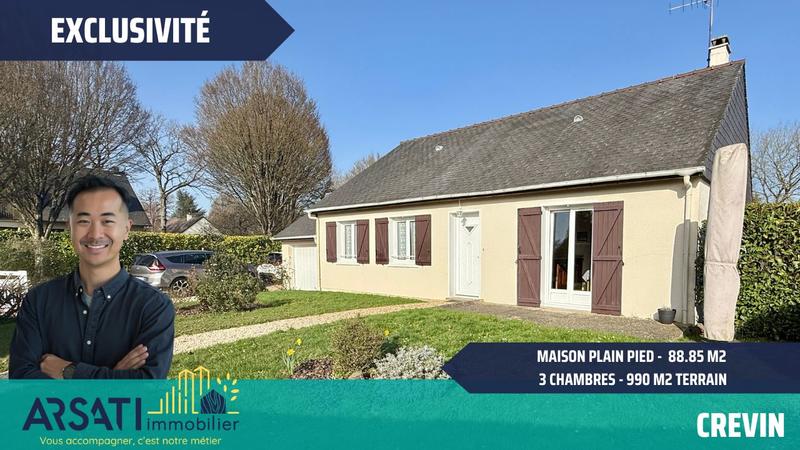 Maison - 89 m² - 5 pièces