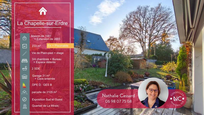 Maison - 233 m² - 8 pièces