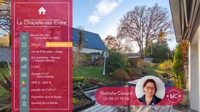 Maison - 233 m² - 8 pièces