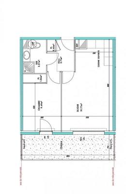 Appartement - 38 m² - 2 pièces